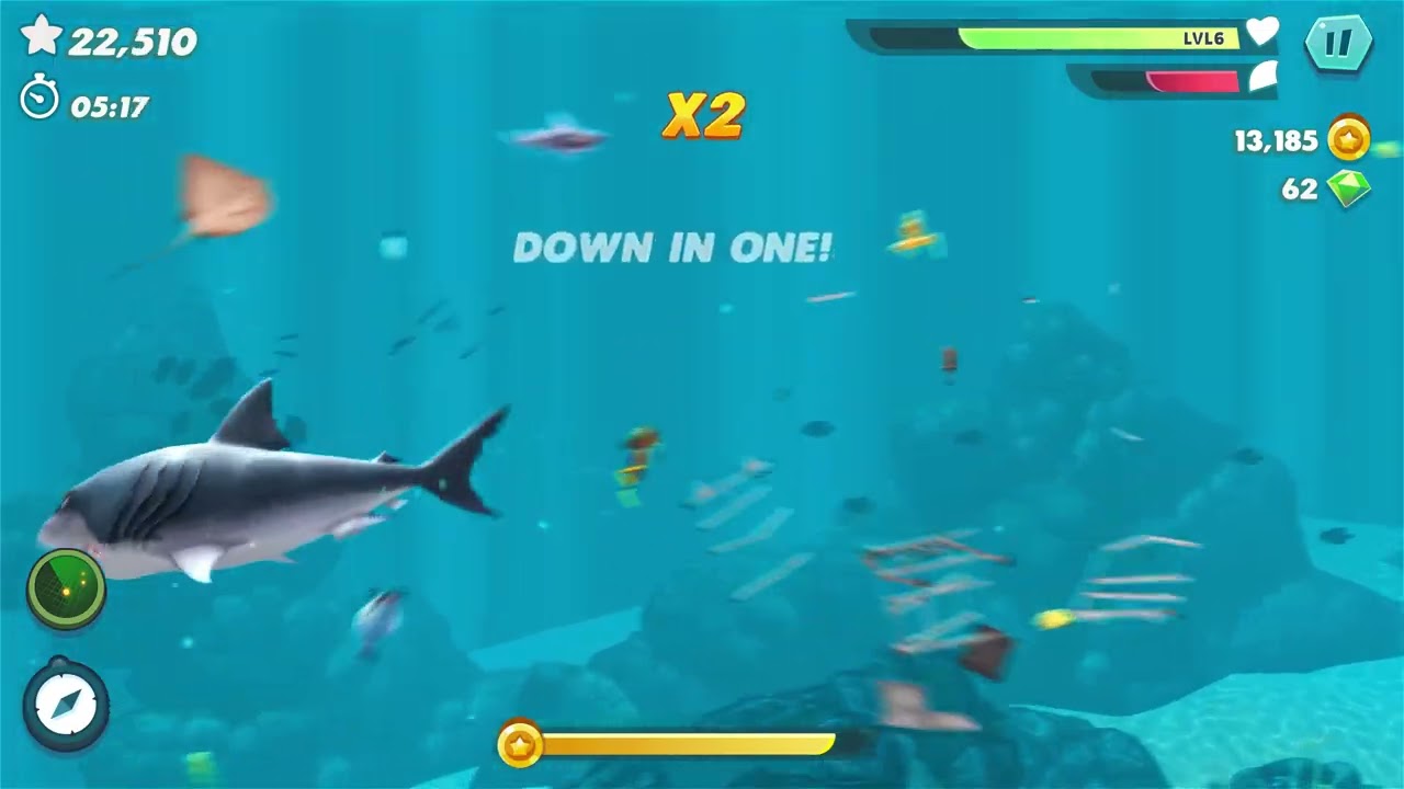 Hungry Shark swimming